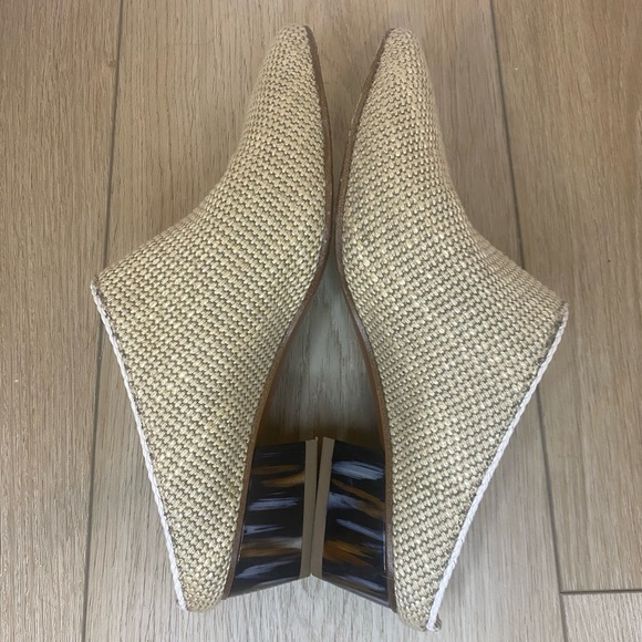 Aquatalia Fife Woven Leather Mule Canvas Slide - Picture 9 of 10